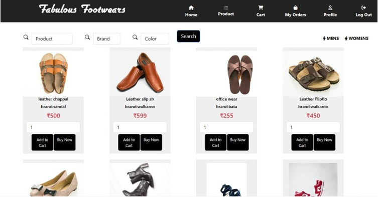 Product Listing